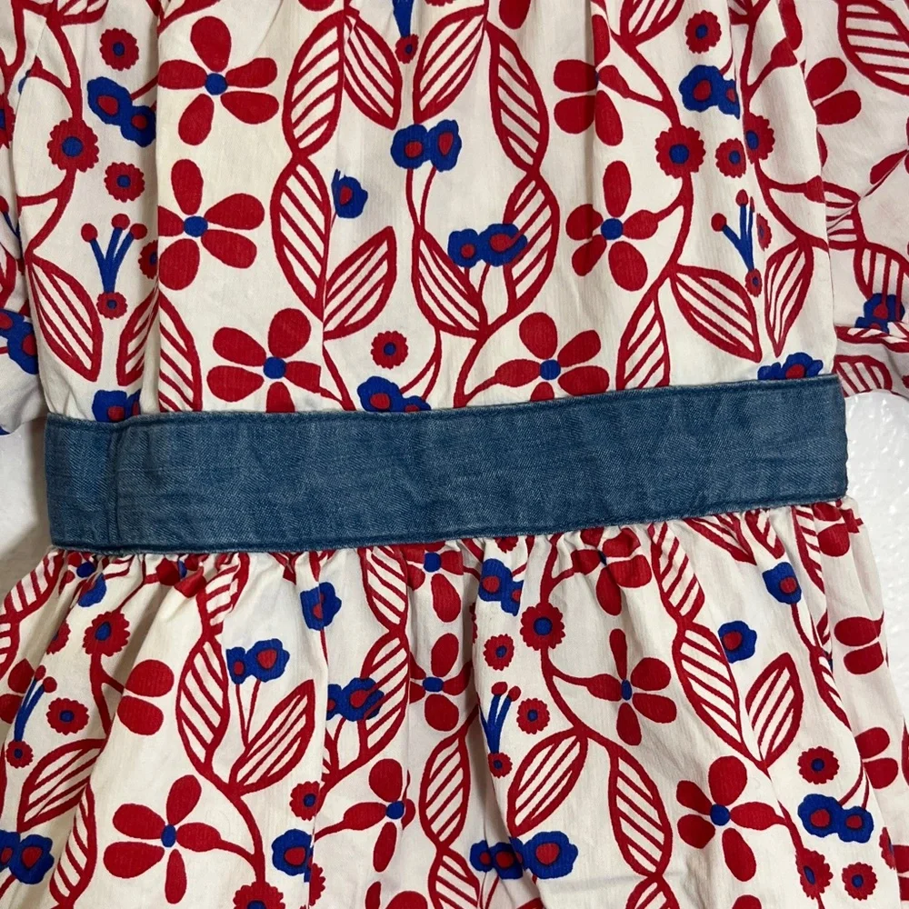 Matilda Jane Red Blue White Floral Top
